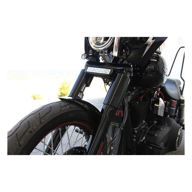 Cult-Werk, 2-piece lower fork tube cover kit. Gloss black