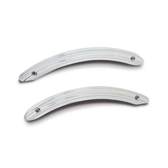 Ness 10-gauge fender strut cover kit chrome