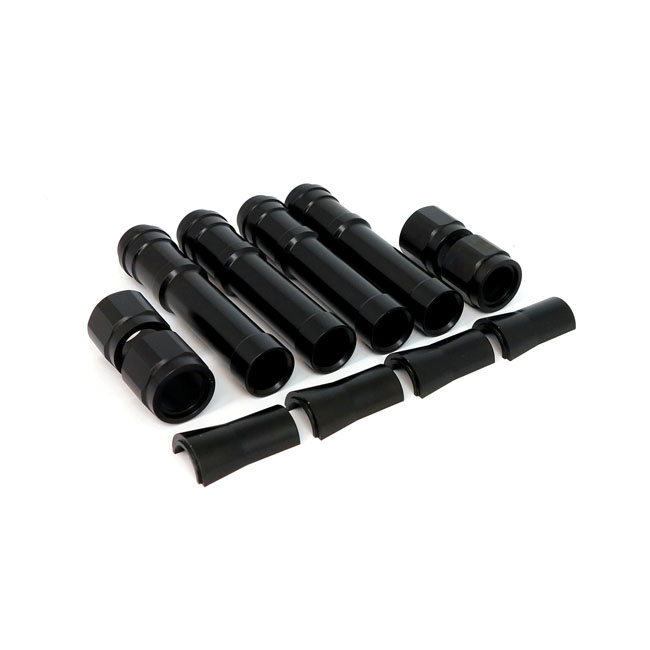 Dippert, Twin Cam aluminum pushrod cover set. Black