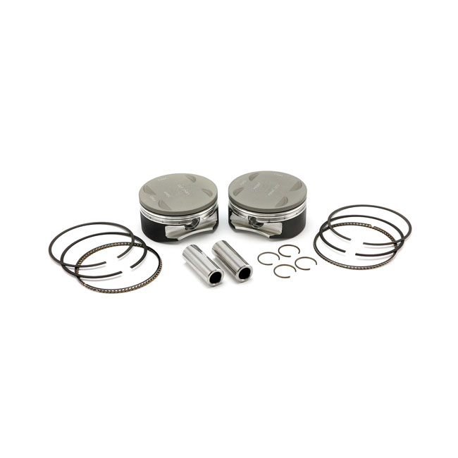 KB, M8 114/117 to 120" big bore conv. piston set. STD