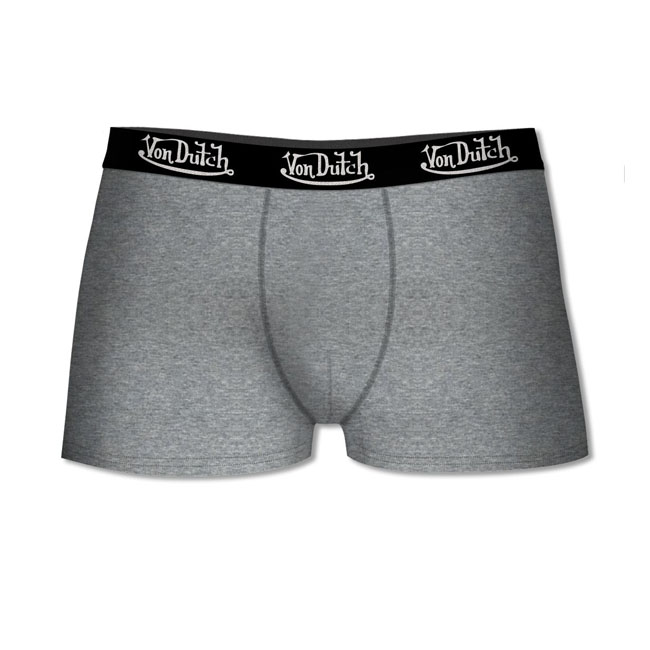 Von Dutch Logo boxershort light mixed grey Size S