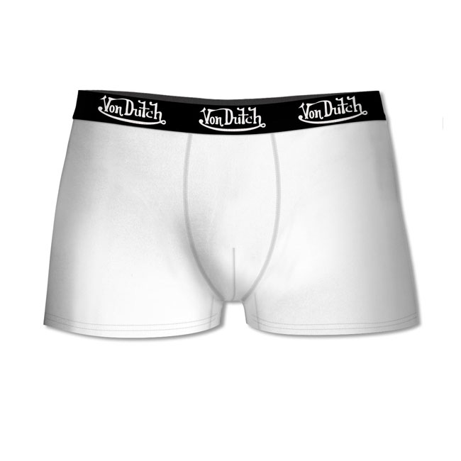 Von Dutch Logo boxershort white Size S