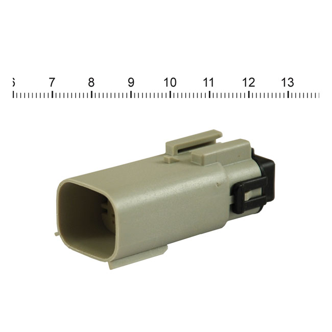 NAMZ, Molex MX-150 connector. Gray, receptacle, 8-pin