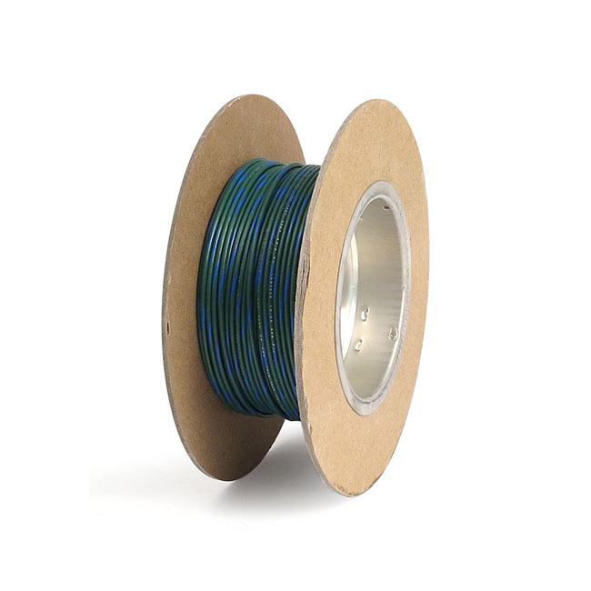 NAMZ, wire on spool. 18 gauge, 100ft. Green/Blue