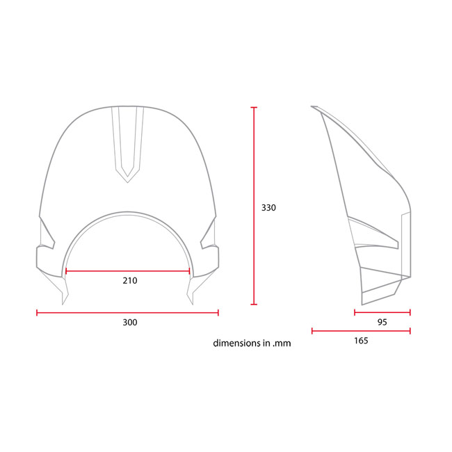 C-Racer universal Cafe Racer mask No3