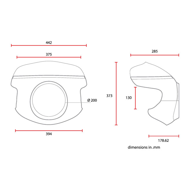 C-Racer universal Cafe Racer mask No7.1