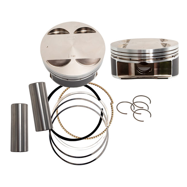 S&S, M8 114" to 128" big bore piston kit. +.010"