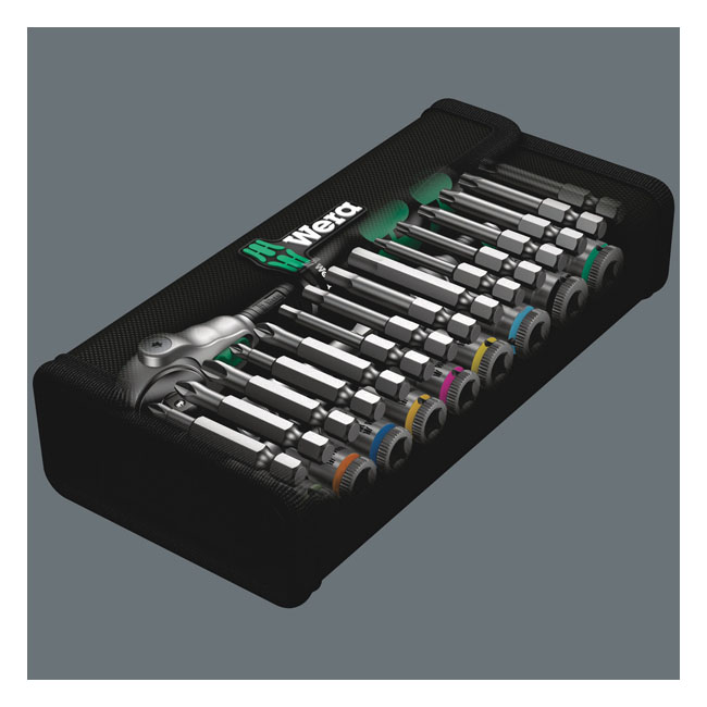 Wera Zyklop ratchet kit 28 pcs. 1/4" drive Metric sizes