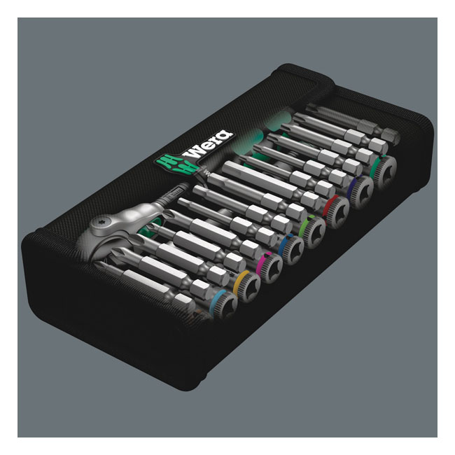 Wera Zyklop ratchet kit 28 pcs. 1/4" drive US Sizes