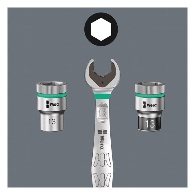 Wera wrench double open end 10/13 Joker