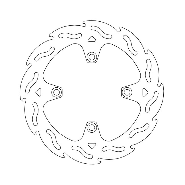 Moto-Master Flame series brake rotor