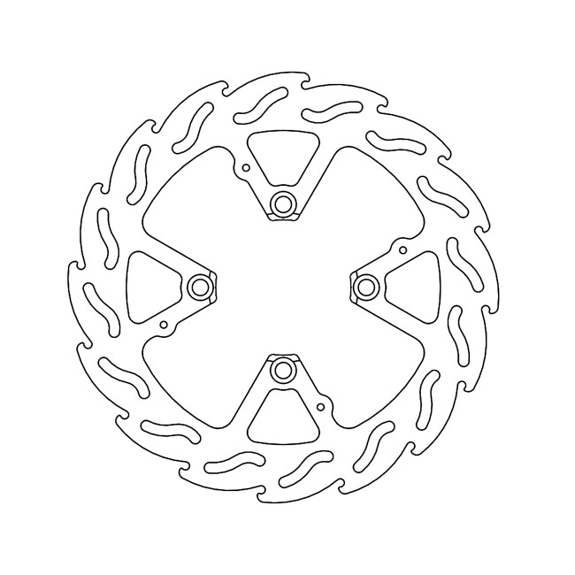 Moto-Master Flame series brake rotor