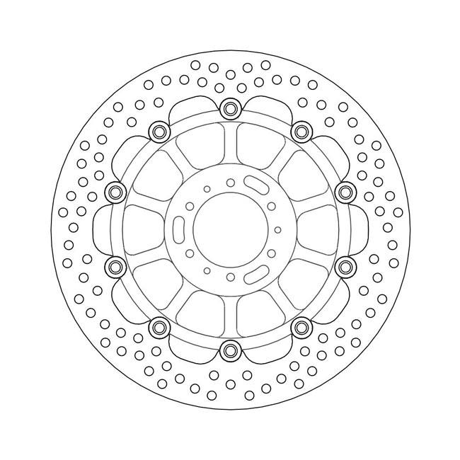 *6 DAYS EXTRA TRANSIT TIME* Moto-Master Halo series floating brake rotor