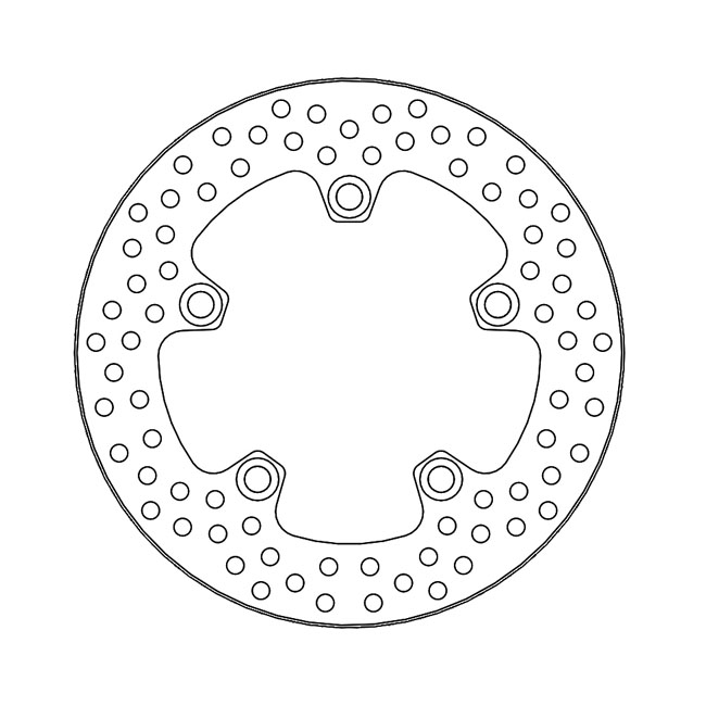 Moto-Master Halo series brake rotor