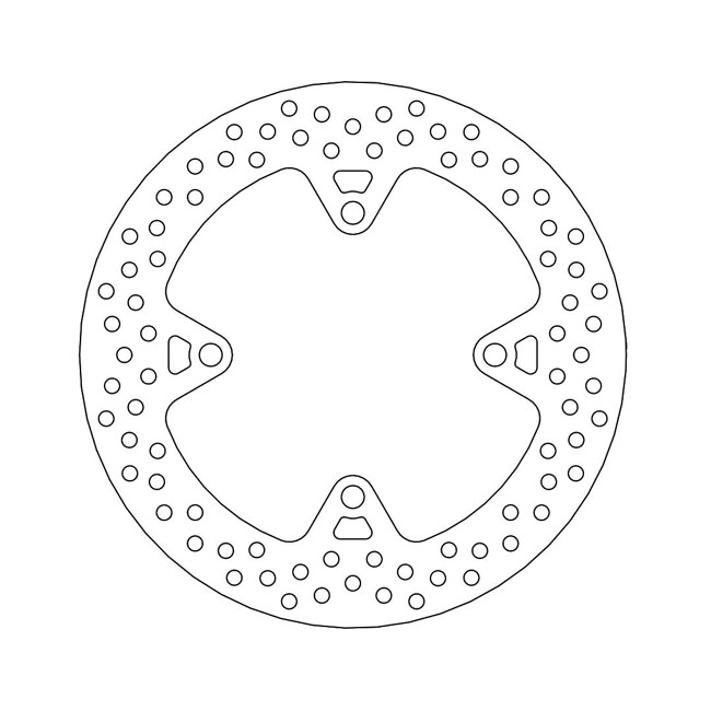 Moto-Master Halo series brake rotor