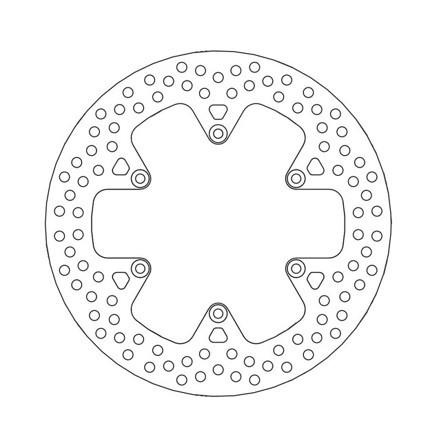 Moto-Master Halo series brake rotor