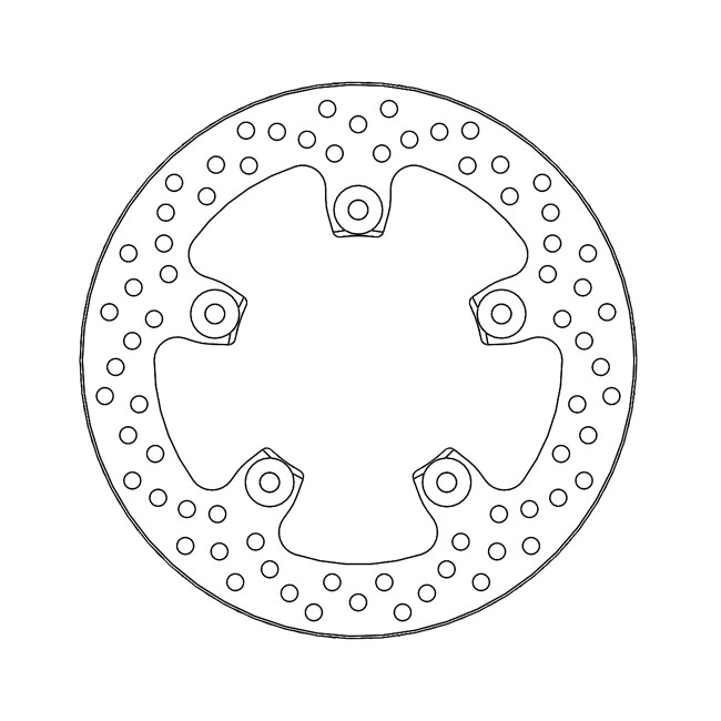 Moto-Master Halo series brake rotor