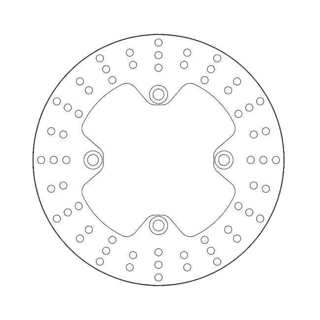 Moto-Master Halo series brake rotor