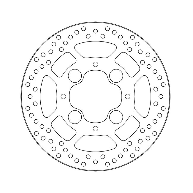 Moto-Master Halo series brake rotor