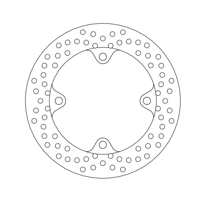 Moto-Master Halo series brake rotor