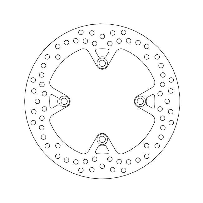 Moto-Master Halo series brake rotor