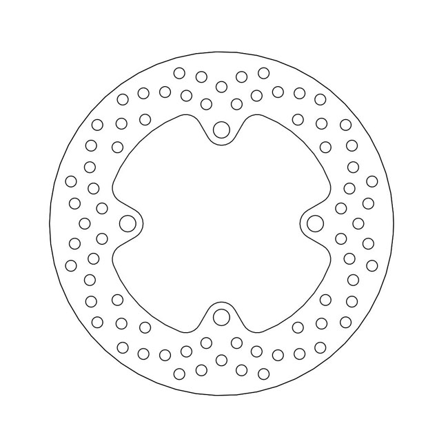 Moto-Master Halo series brake rotor