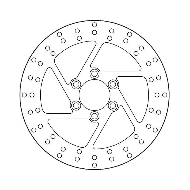 Moto-Master Halo series brake rotor