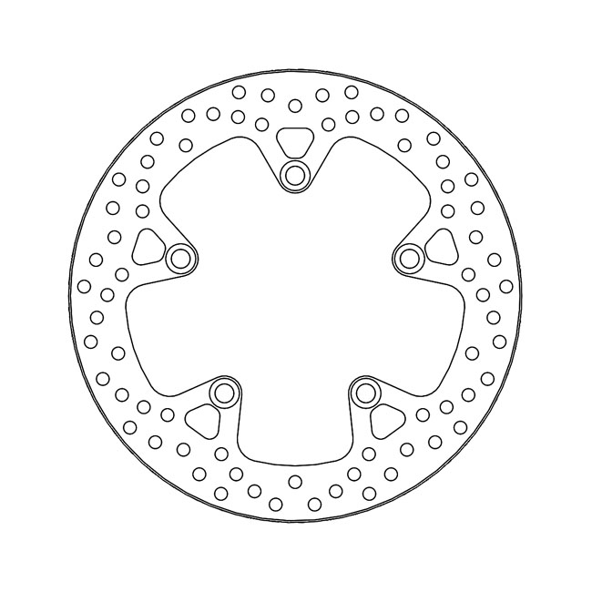 Moto-Master Halo series brake rotor