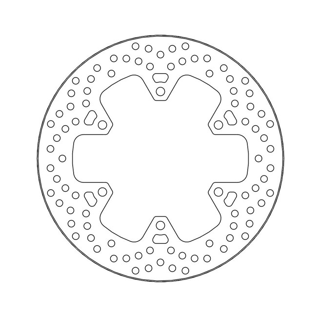 Moto-Master Halo series brake rotor