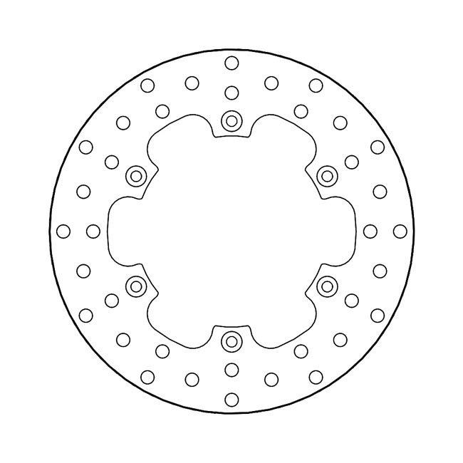 Moto-Master Halo series brake rotor