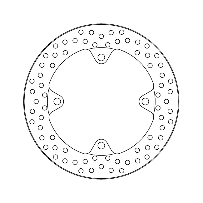 Moto-Master Halo series brake rotor