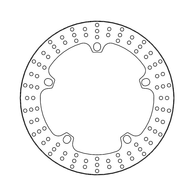 Moto-Master Halo series fixed brake rotor