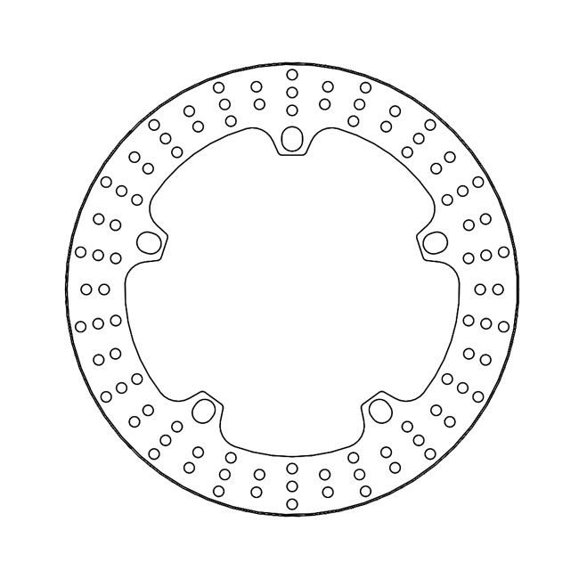 Moto-Master Halo series fixed brake rotor