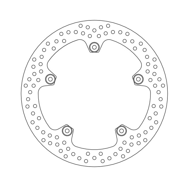 Moto-Master Halo series fixed rivited brake rotor