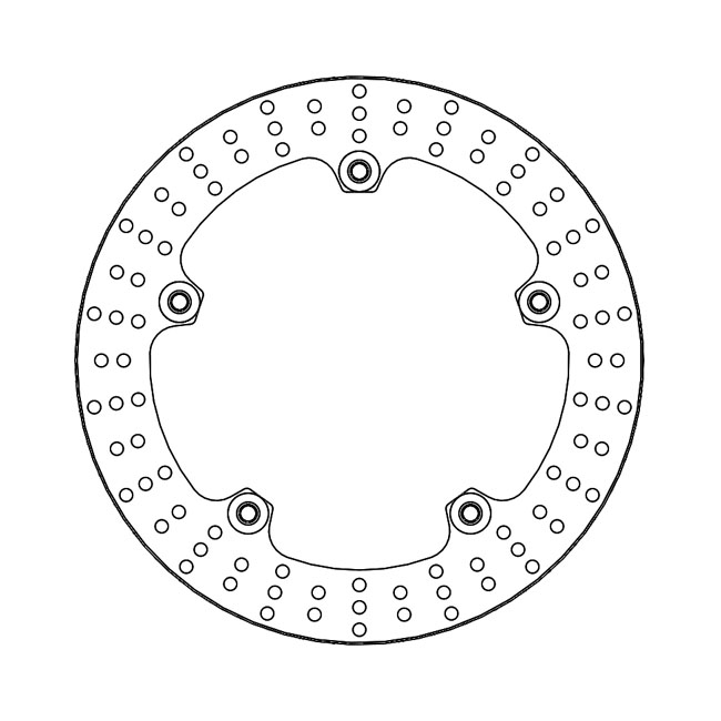 Moto-Master Halo series fixed rivited brake rotor