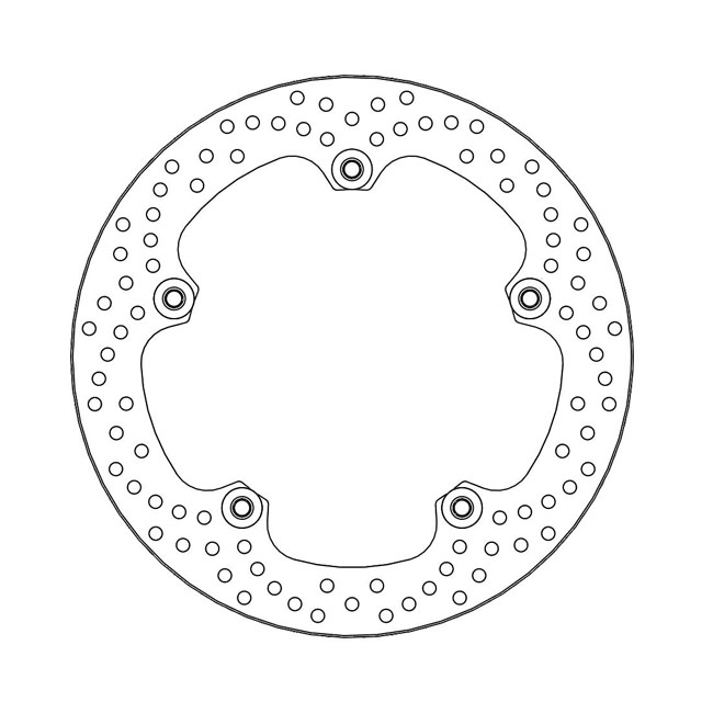 Moto-Master Halo series fixed rivited brake rotor