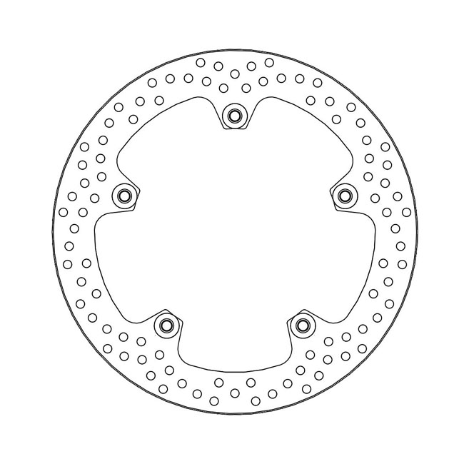 Moto-Master Halo series fixed rivited brake rotor