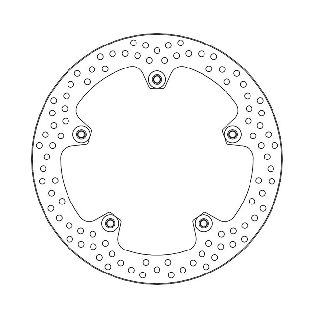 Moto-Master Halo series fixed rivited brake rotor