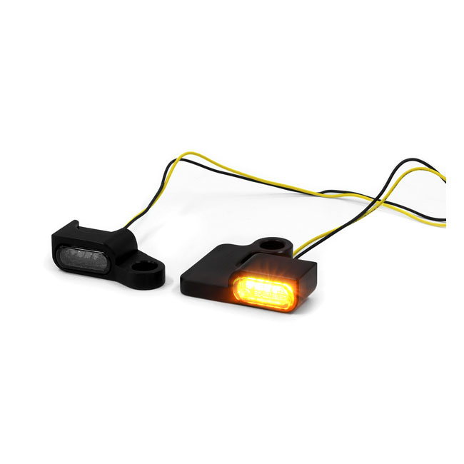 Zieger Below bar LED turnsignals # 2, black