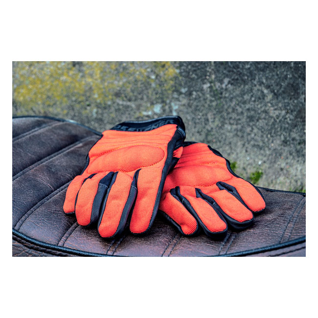 Roeg FNGR Textile Gloves Orange Size XS