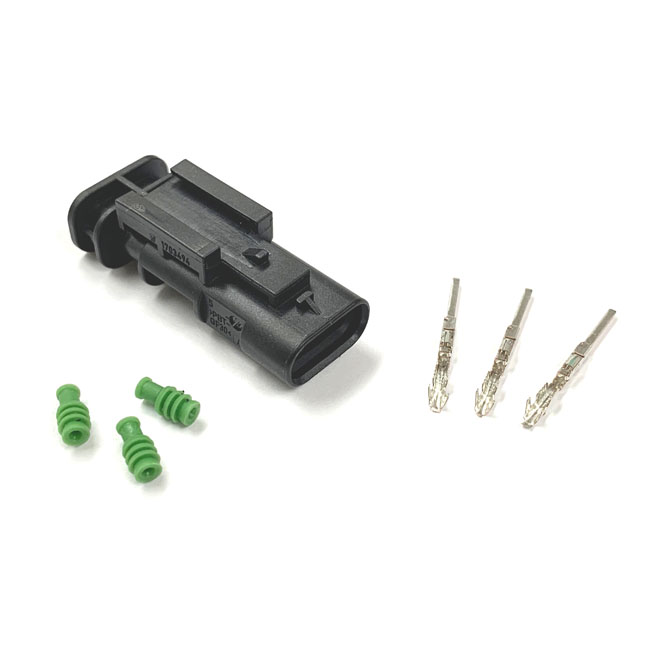 NAMZ, AMP rear fender harness connector kit. Male. 3-pin