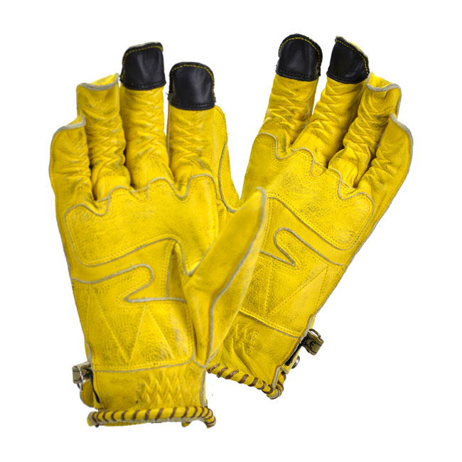 By City Second Skin gloves yellow Male; EU size XS