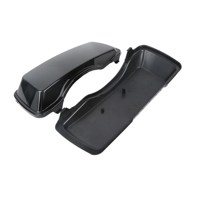 Saddlebag lid set. Black