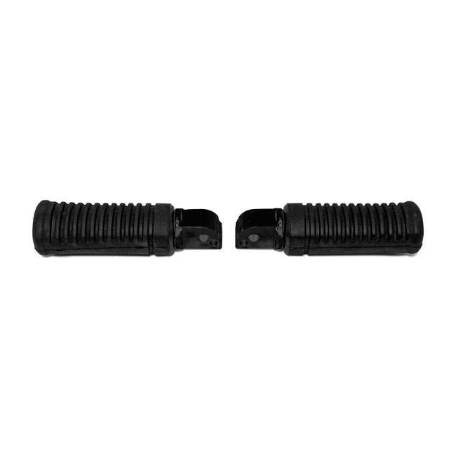 OEM style Softail M8 passenger foot pegs. Black