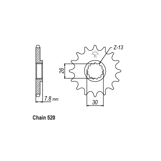 JT Front Sprocket 1184.18