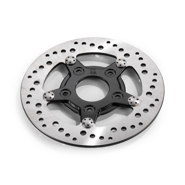 K-Tech front right brake rotor 8.5" stainless, black center