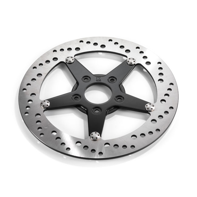 K-Tech front right brake rotor 11.5" stainless, black center