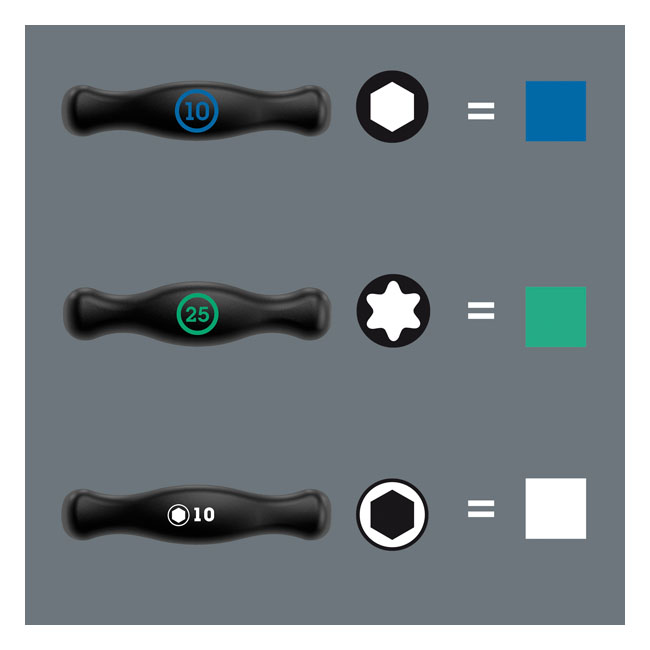 Wera T-handle nutspinner series 495 size 5,5