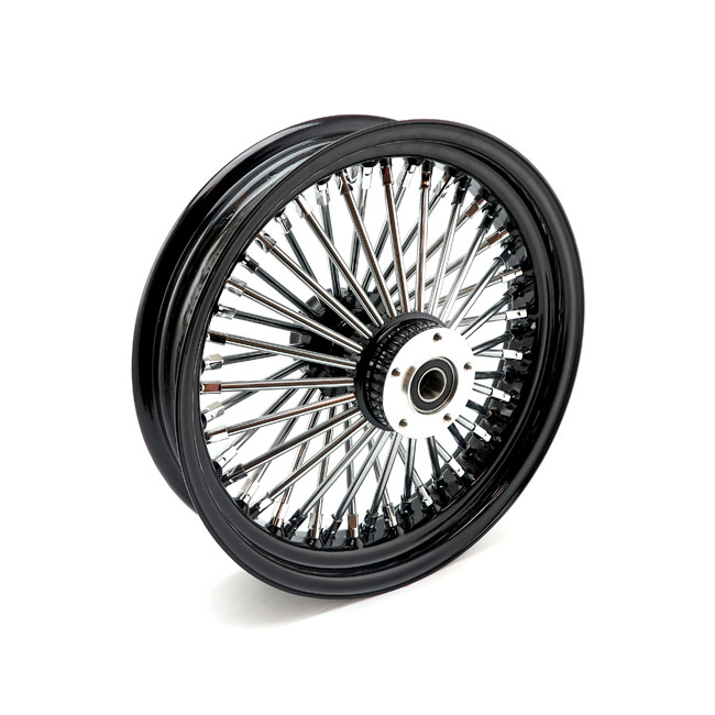 MCS Radial 48 fat spoke front wheel 3.50 x 16 DF black