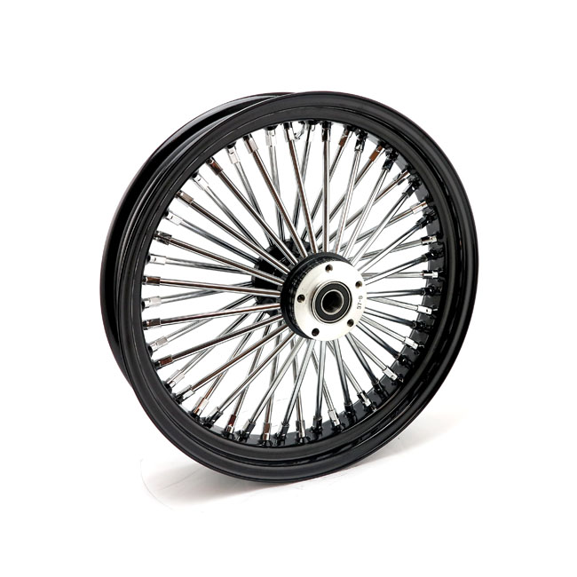 MCS Radial 48 fat spoke front wheel 3.50 x 18 SF black